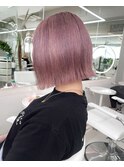 ミルクティーベージュダブルカラーインナーカラーケアブリーチ