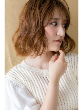 カバーヘア ブリス 戸田公園西口店(COVER HAIR bliss) 外国人風カーキベージュゆるふわボブ314Y戸田公園10代20代30代