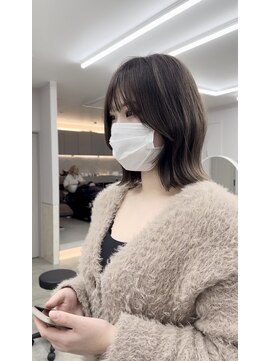 サンド 鹿児島中央(sand) ボブ　フルバング　ハッシュカット　イメチェン　似合わせカット