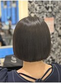 【40代 ツヤボブ】air銀座タワー 藤本麻衣