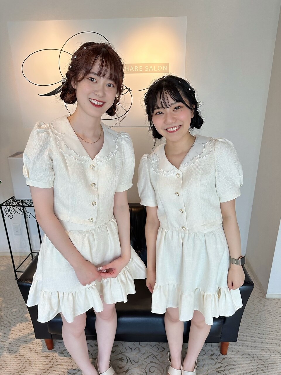ミディアム→セミロング/シールエクステ80枚：L176073408