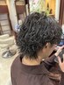 オーダー人気多数のお洒落カットパーマ￥15,400