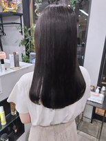 シャムオーツー 国分寺(CHAM:O2)&nbsp;艶髪/ダークトーン/カーキグレー/髪質改善ストレート/地毛風
