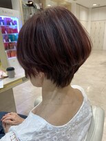アッシュ 仙川店(Ash)&nbsp;30代40代50ハンサムショート レッドブラウン 細毛ボリュームUP