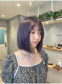 ラベンダーカラー/ボブ