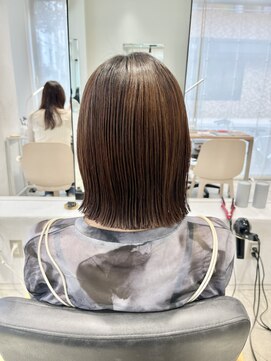 ビューバイネオリーブ 用賀店(Beau'r by neolive) 前髪こなれミディアンブレラカラーイメチェン《用賀》