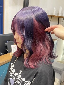 ロア 福岡天神本店(LORE) ダブルカラーベージュカラーケアブリーチカラーハイトーンカラー