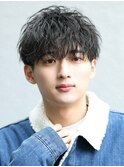 ツイストスパイラルソフトツイストパーマ刈り上げマッシュ