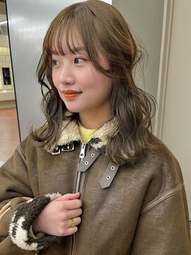 パークレーン アイス イヴェン(park lane ICI yeven) ブリーチなし オリーブベージュ オリーブグレージュ/akari