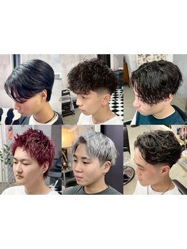 メンズのお客様多数★こだわりのカット+パーマで周りと差がつく清潔感×オシャレなスタイルに◎