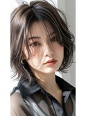透明感引き出す大人カジュアルボブ