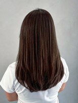 アイティーバイアルバム 松戸店(IT by ALBUM)&nbsp;ロンググレージュ韓国ヘアおくれ毛前髪カット_ba556071