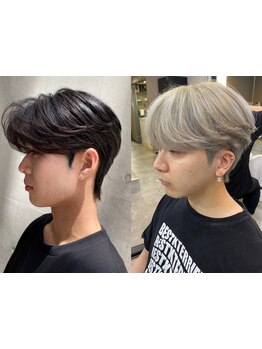 【丁寧な接客に定評あり◎口コミ高評価◎】カット+ブリーチ1回+全体カラー\13.500/カット+全体カラー\8,000