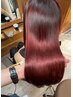 【大人女性向け】カット＋高発色カラー＋マイクロバブル＋プロセスTR￥15000