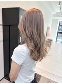 ミルクティーグレージュ/ハイトーンカラー/ケアブリーチ/名古屋