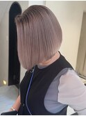 ラベンダーベージュボブ