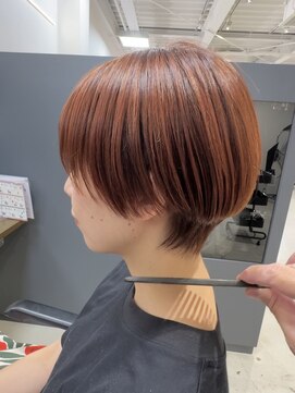 セロ 東辻井店(SERO) 【セロ東辻井】ハンサムショート/テラコッタ/アプリコット