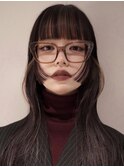天神 ブリーチカラー 顔まわりレイヤー レイヤーカット