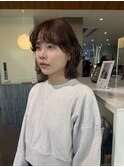黒髪/クラゲヘアー/オリーブグレー/小顔/ココアベージュ/矢場町