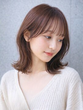 サニー(Sunny) レイヤーミディアムナチュラルウェーブ透明感柔らか質感UP