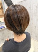 ショート/ハイライト/ロングレイヤー/髪質改善/円山/白髪ぼかし
