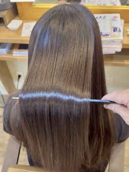 ラシック(La shic)の写真/県内では数少ない次世代髪質改善酸性ストレ-ト(縮毛矯正)使用◎エイジングとダメージ毛に特化。
