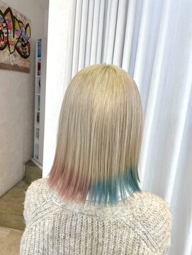 ボックスミコ(Box mico.) キキララカラー☆ピンクと水色でエンドカラー