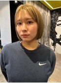ナチュラルベージュボブ