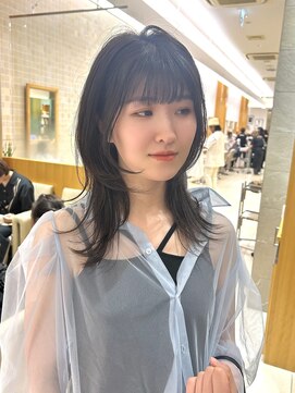 シアラ(ciala) 【清澄白河】ロングフェイスレイヤーハッシュカット