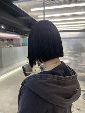 フォト イケブクロ(foto IKEBUKURO) タッセルボブ×縮毛矯正