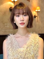 ロンド 銀座(Lond)&nbsp;☆春日☆ニュアンスウルフワンホンレイヤーダークブルーボブ23