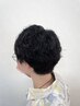 【立体感重視♪】ふんわりパーマ+炭酸クレンジング+トリートメント⇒¥11000