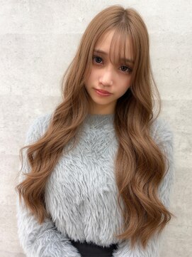 グロウバイニューヨークニューヨーク(Grow by NYNY) 【打越】ロング×ベージュカラー