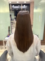 パーマ落としラボ アピッシュ 銀座(apish)&nbsp;パーマ落とし 艶髪 ストレート まとまり 20代30代40代