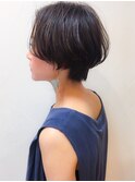大人かわいいハイライトonハンサムショート
