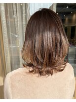 トリート 妙典店(TREAT)&nbsp;ミディアムフレア×キャメルベージュ_TREAT妙典