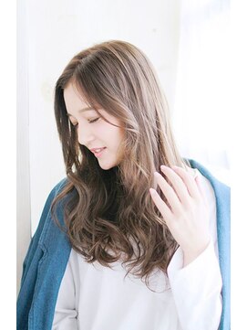 プティルカ(PutiLuca D.C.) 透け感ベージュのミックスカール