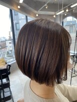 トハコ(&haco)&nbsp;ナチュラルグレンジカラー×ショートボブ☆