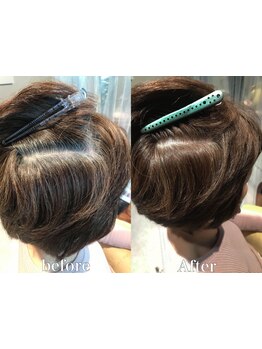 白髪染めを楽しむ。白髪ぼかしハイライトMENUが人気!髪に優しいオーガニックカラーも対応[向ヶ丘遊園/登戸]