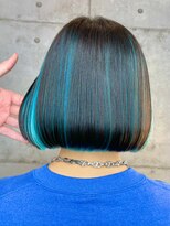マックス フォー ヘアー(MAX FOR HAIR) 【デザインカラー】綺麗なボブ×高めインナーカラー◎