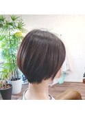 ナチュラルな丸みショート