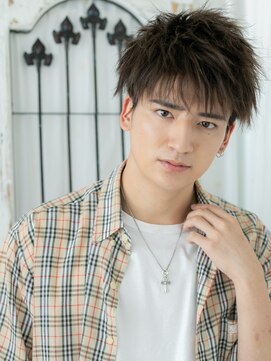 トニーアンドガイメン ホテル京阪仙台店(TONI&GUY MEN) ゆるランダムツイストパーマでカジュアルショートa仙台