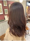 #ロングヘア #グレージュカラー #ボブウルフ#ココアベージュ