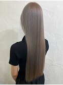 髪質改善ストレート ツヤ髪 シルキーベージュ