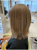 透明感抜群♪ダブルカラーブリーチミルクティーベージュ
