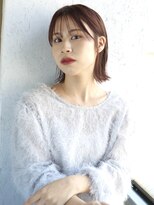 バース(BIRTH)&nbsp;天神【BIRTH】ピンクベージュ×くびレイヤー×前髪　5