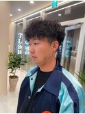 【自由が丘】メンズスパイラルパーマ×刈り上げ
