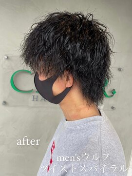 ヘアサロン クリア(hair salon CLEAR) men'sウルフ　ツイストスパイラル