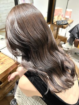 ローネス ギンザ(LONESS ginza) 艶感グレージュ明るめベージュ髪質改善トリートメント銀座