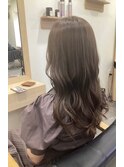 ベージュ×ハイライト